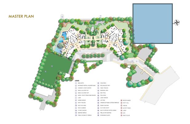 Master plan layout of Neoliv Grand Forest Prive Khopoli