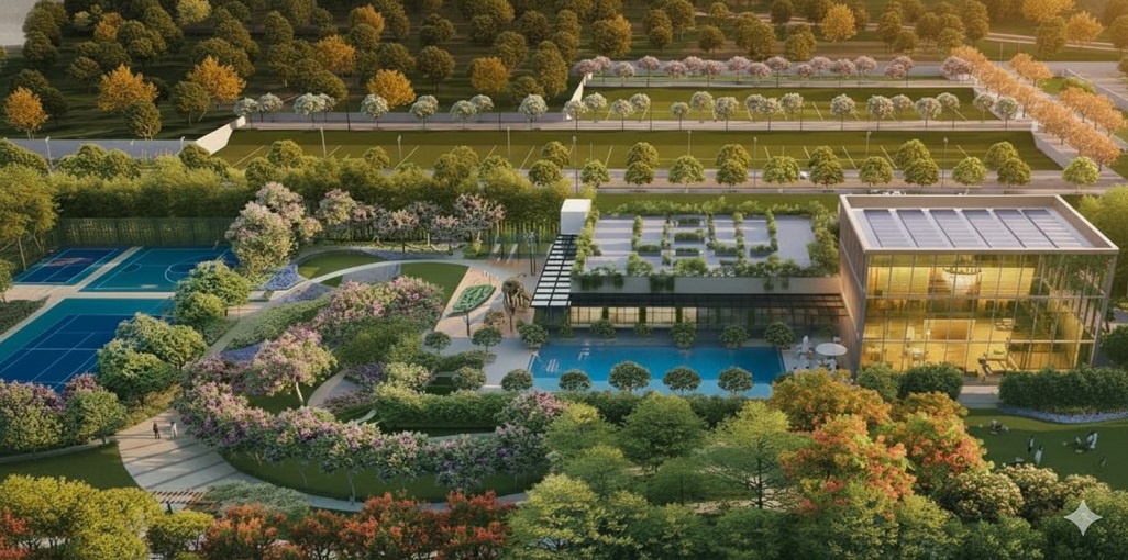 Neoliv Grand Forest Prive Khopoli banner showing residential plots