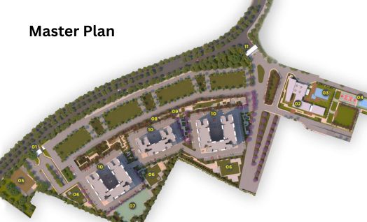 Neoliv Plots Vrindavan master plan concept